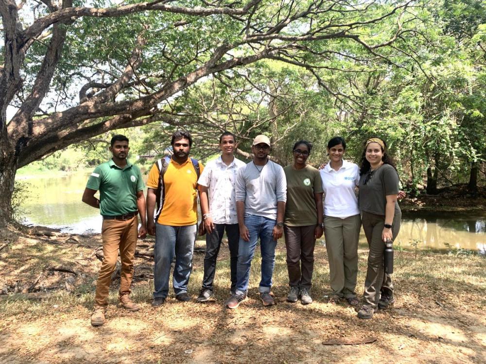 Youth Wing visited the Anawilundawa Wetland Sanctuary, one of Sri Lanka's Ramsar designated Wetlands of International Importance. Photo credit: Young Wing